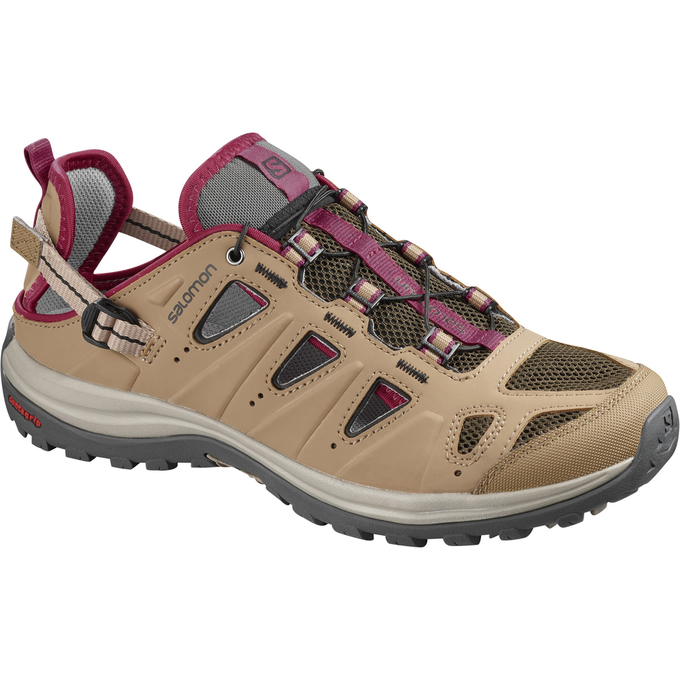 Chaussure Running Salomon Femme Marron - Salomon ELLIPSE CABRIO - France (3925-UIKFH)